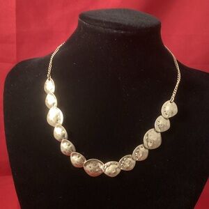 Joe Fresh gold tone metallic domes necklace